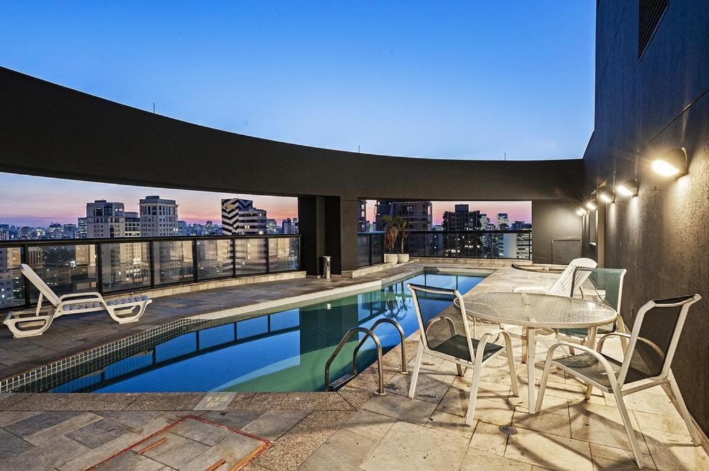 Flat Moema Rouxinol Aparthotel Sao Paulo Bagian luar foto